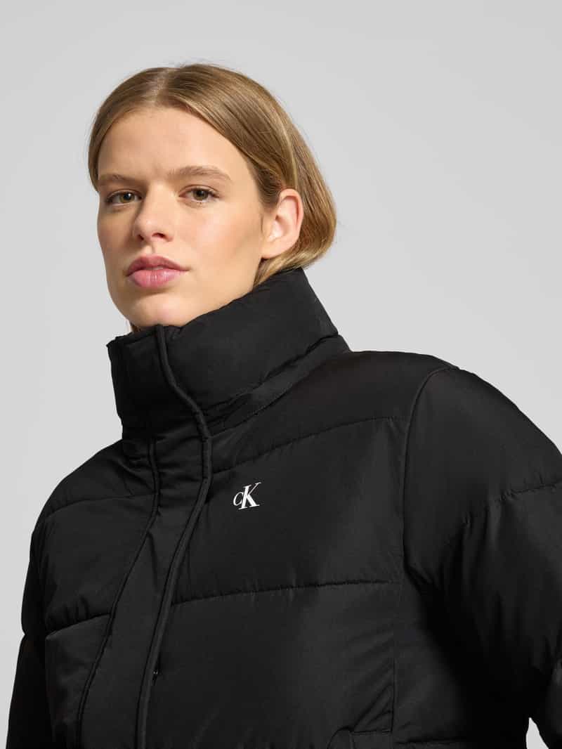 Calvin Klein Jeans Gewatteerd jack met logo en steekzakken