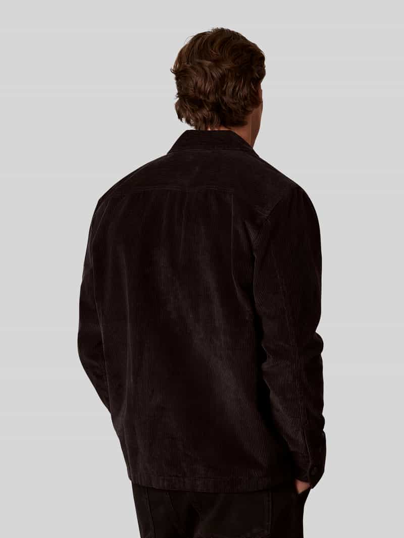 Calvin Klein Jeans Regular fit overshirt van katoen met cordstructuur