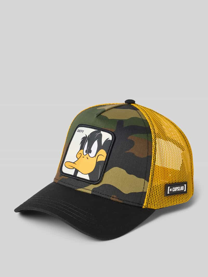 Capslab Baseballpet met motiefstitching