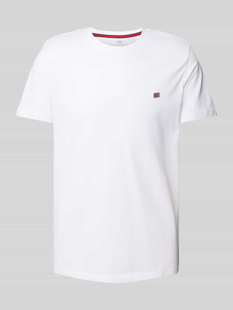 Christian Berg Men T-shirt met labelstitching