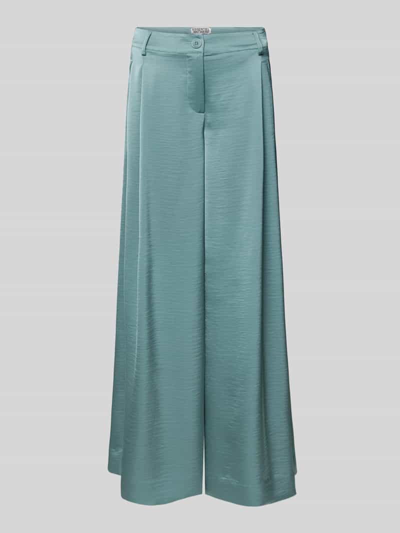 Essentiel Antwerp Wijde broek met bandplooien model 'IXIE'