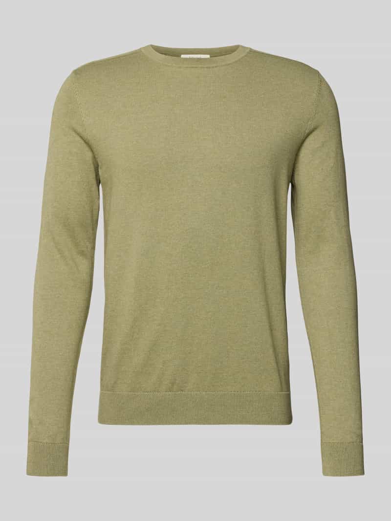 Selected Homme Regular fit pullover van puur katoen model 'BERG'