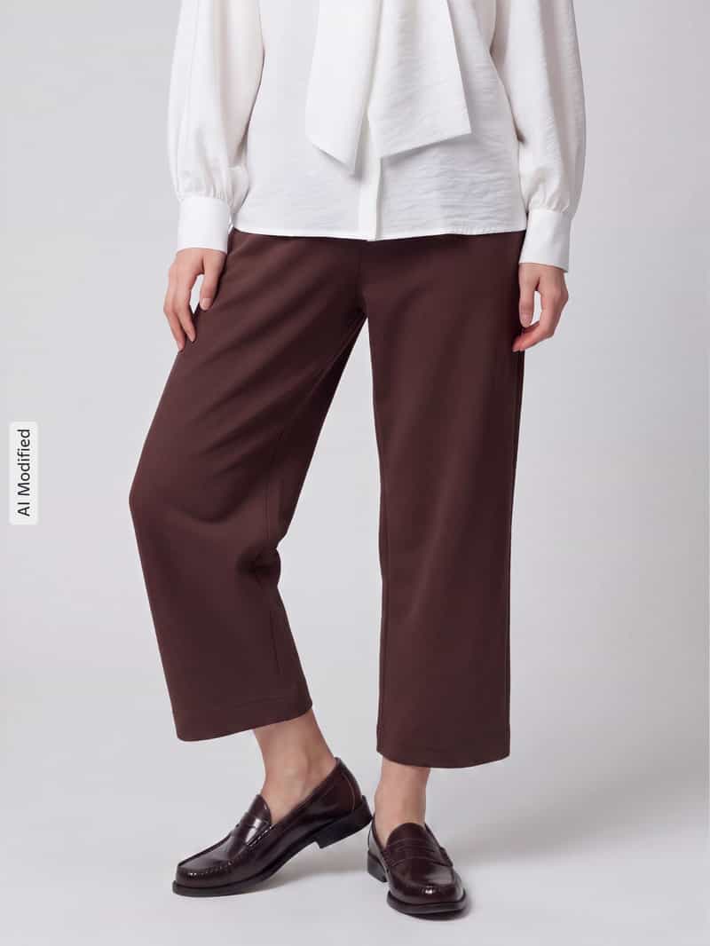 Tom Tailor Loose fit sweatpants met viscose