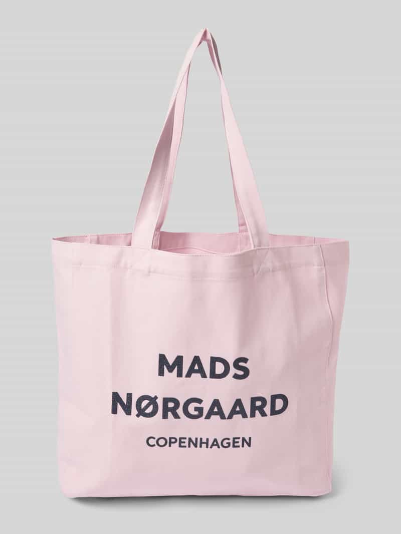 MADS NØRGAARD Shopper met labelprint model 'RECYCLED BOUTIQUE ATHENE'