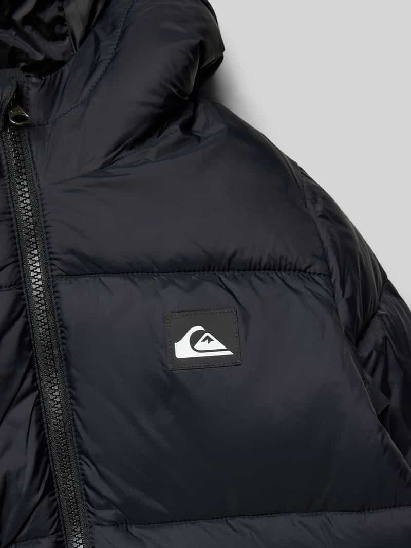 Quiksilver Regular fit gewatteerd jack met logo-applicatie model 'Cold Days'