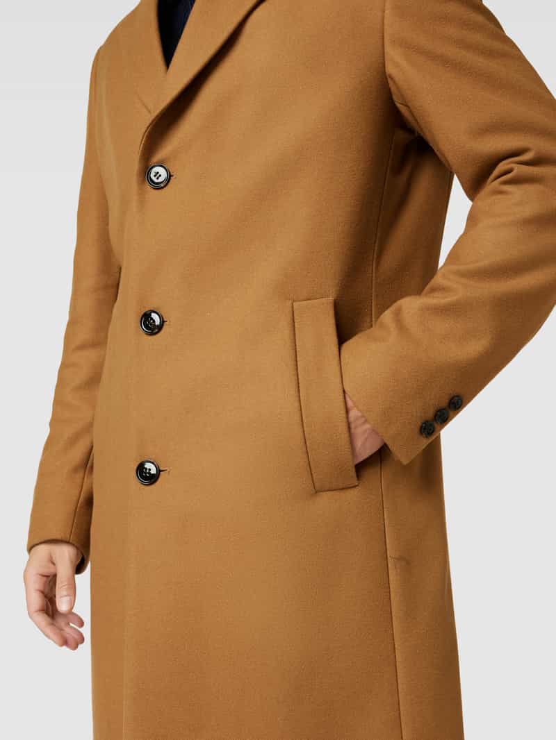 Strellson Lange jas met reverskraag model 'Adria'