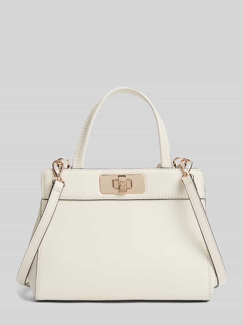 schoudertas met labeldetails