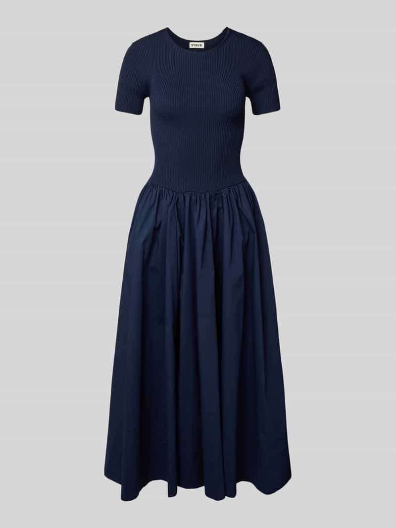 Staud Midi-jurk in riblook model 'LAROQUETTE'