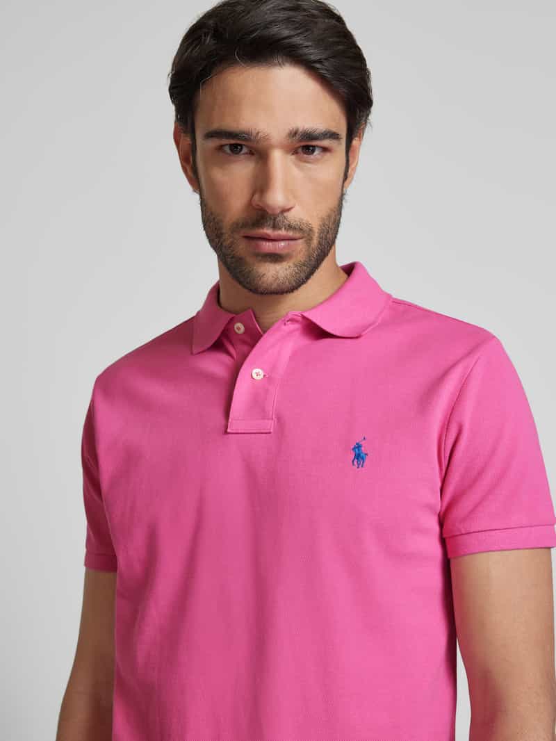 Polo Ralph Lauren Custom slim fit poloshirt van puur katoen