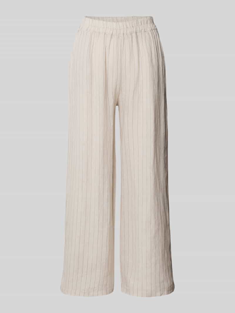ZABAIONE Linnen broek met elastische band