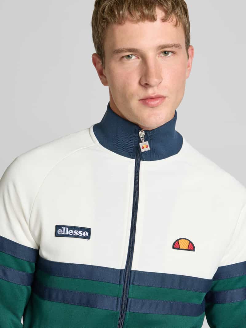 Ellesse Sweatjack met labelpatch model 'RIMINI''