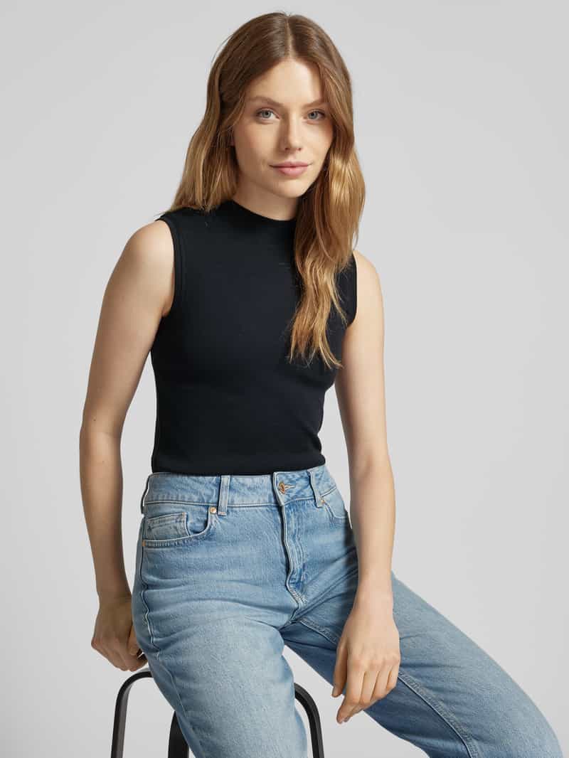 Christian Berg Woman Shaped fit top van puur katoen