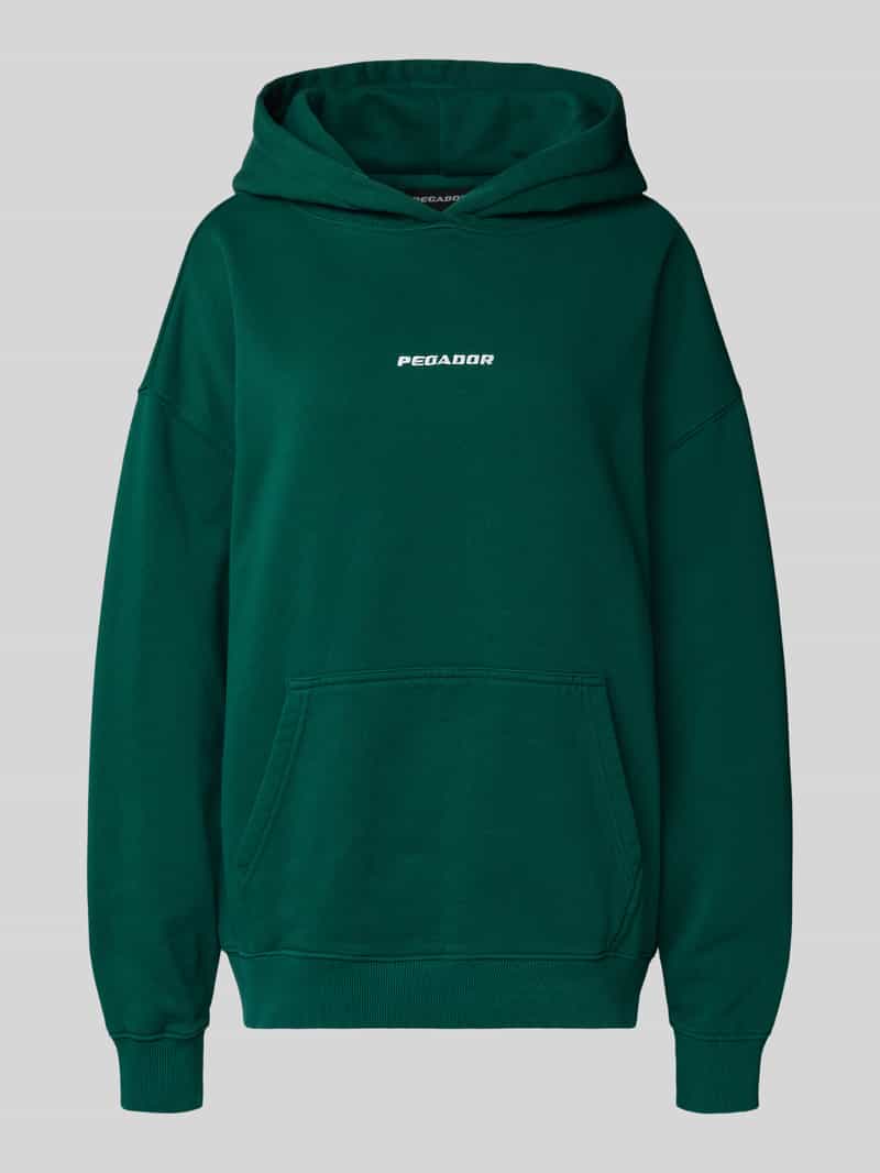 Pegador Oversized hoodie met logostitching model 'Clarita'