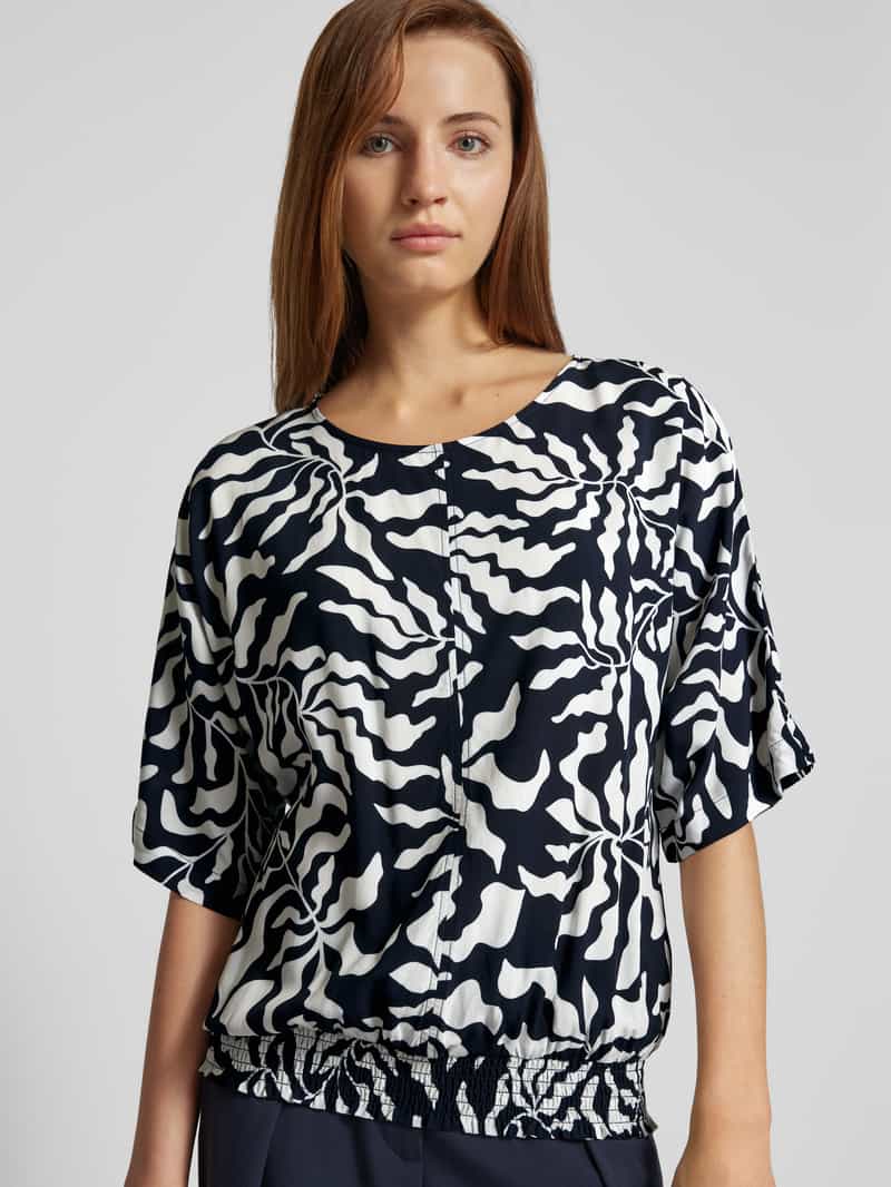 s.Oliver RED LABEL Blouseshirt van viscose met bloemenmotief