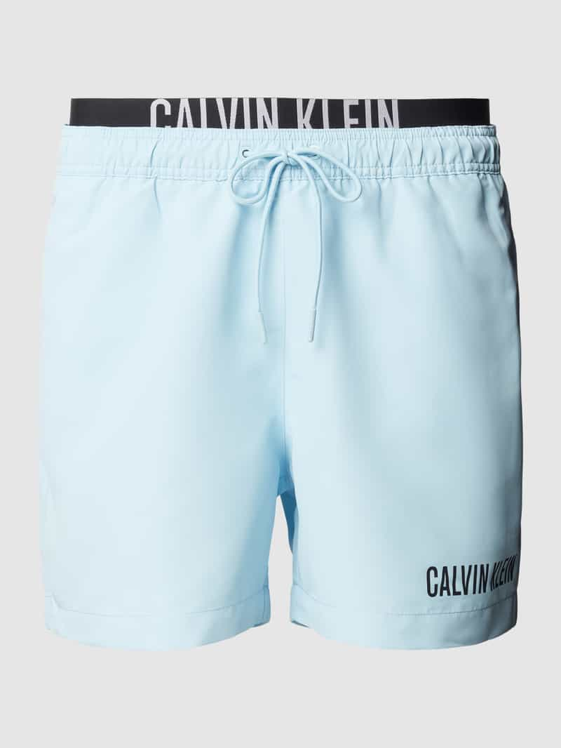 Calvin Klein Underwear Zwembroek met elastische band met label