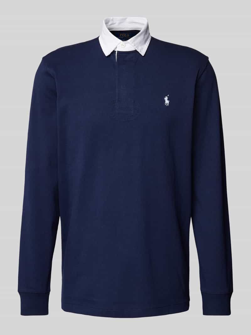 Polo Ralph Lauren Rugbyshirt met labelstitching