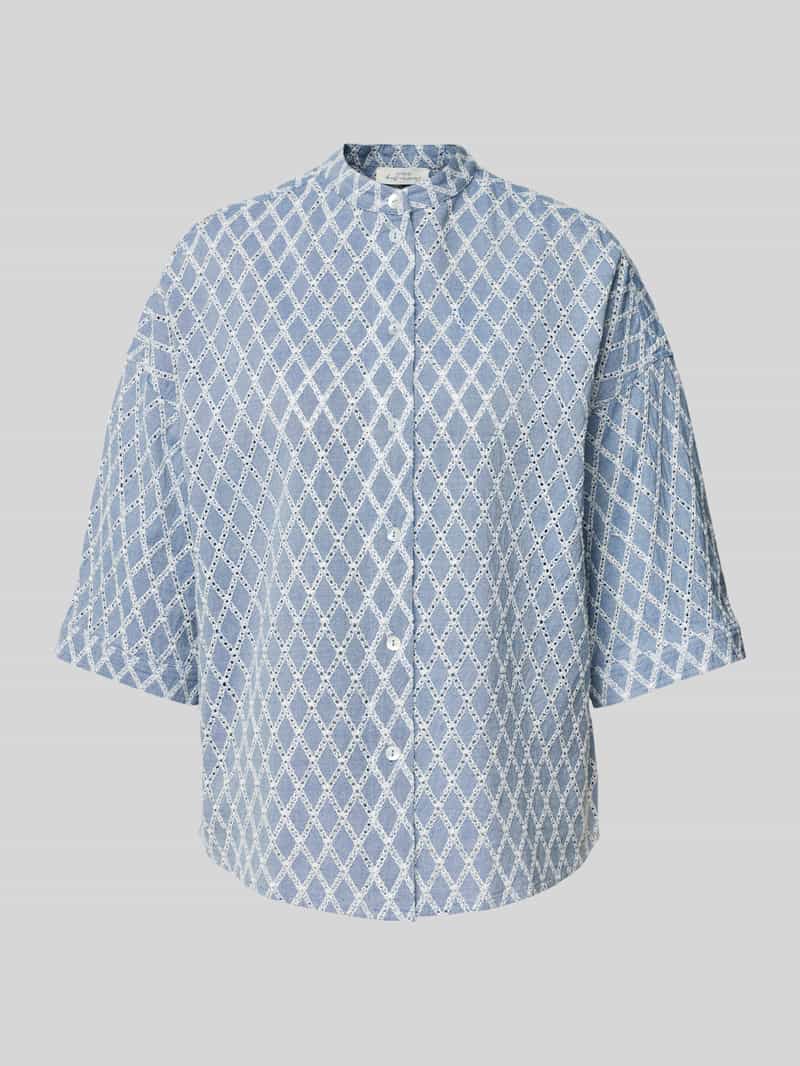 Christian Berg Woman Regular fit blouse met opstaande kraag