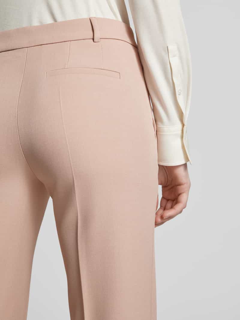 Jake*s Collection Straight leg stoffen broek met persplooien