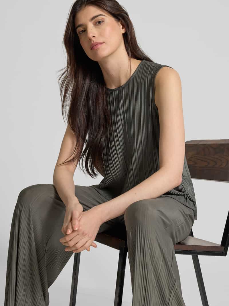 Samsøe Regular fit blousetop met plissévouwen model 'SAUMA'