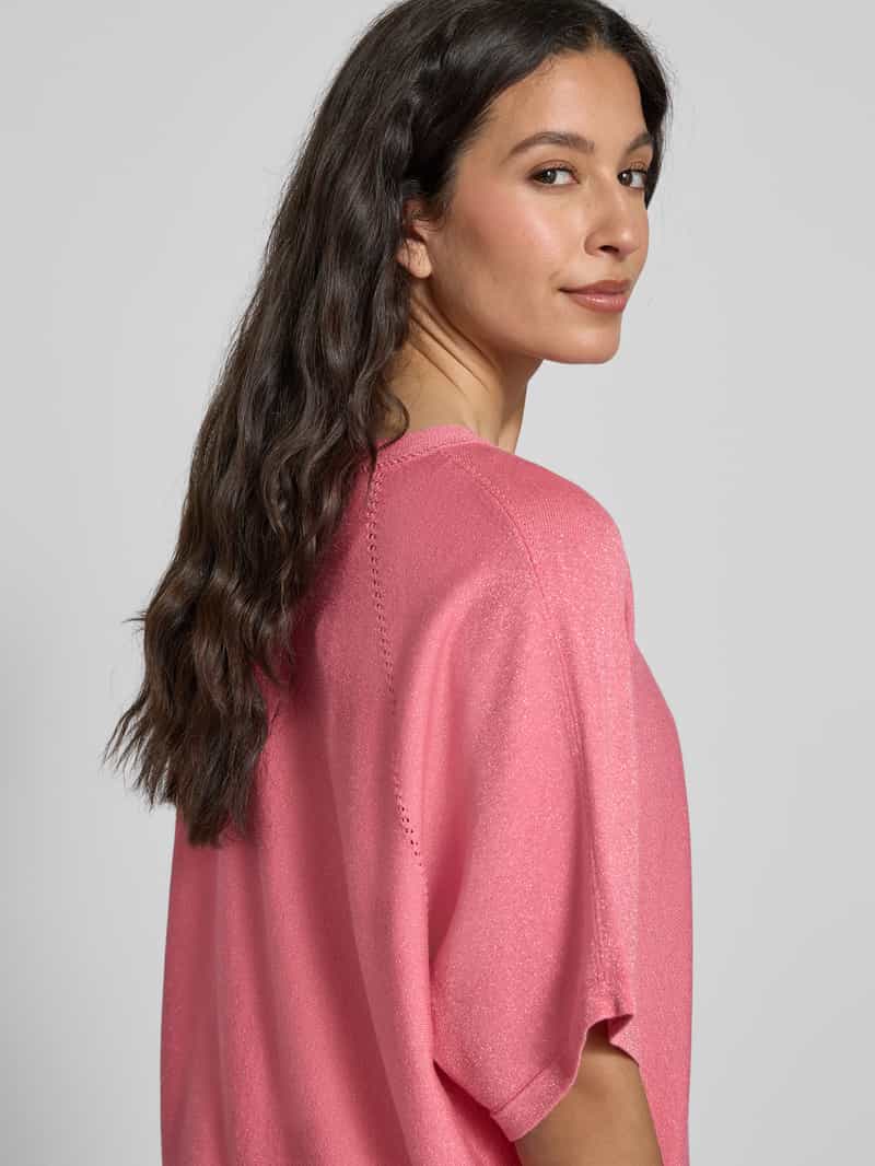 comma Gebreide pullover met ribboorden
