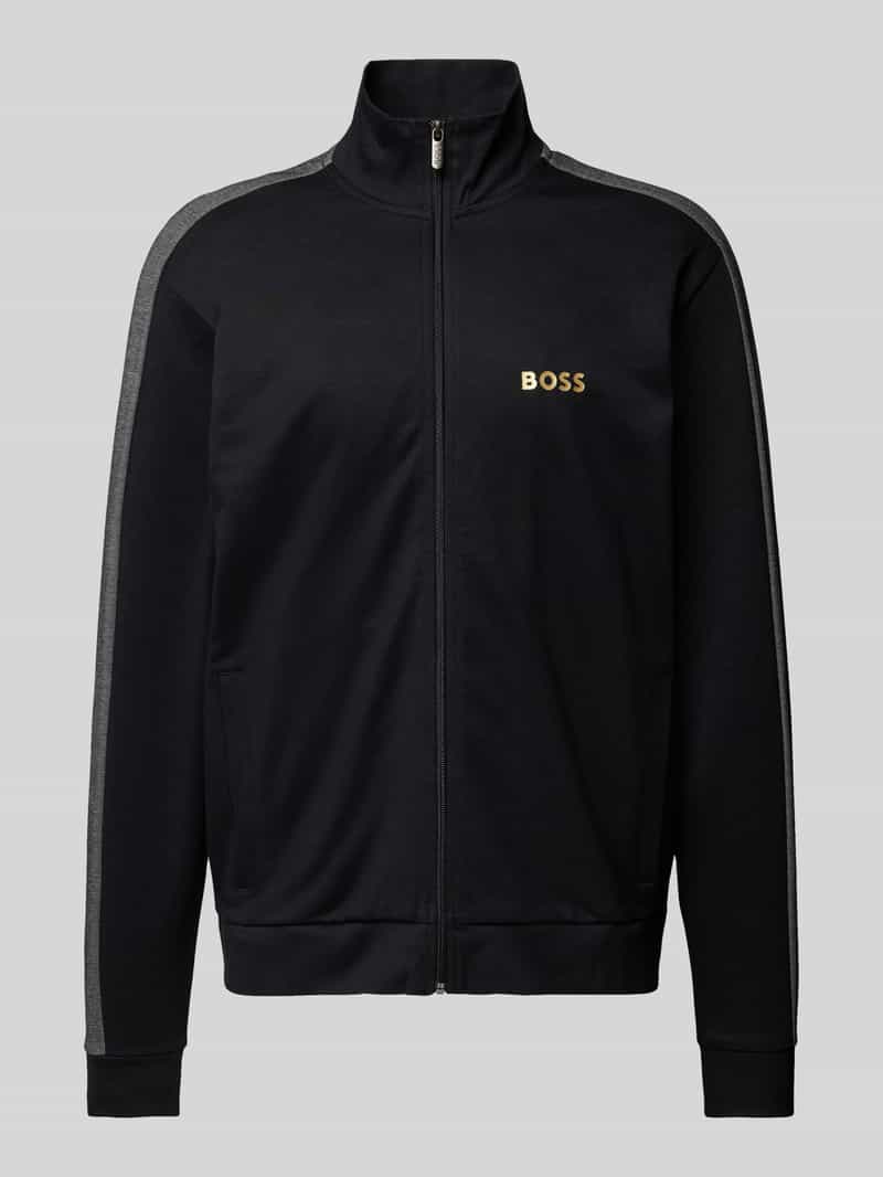 Boss Sweatjack met labelprint
