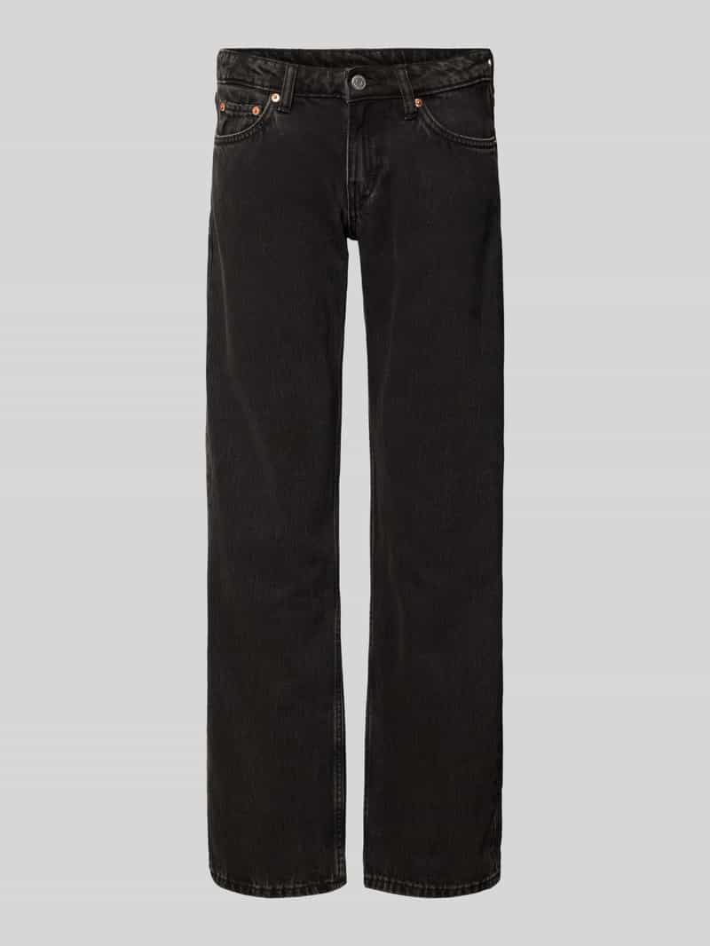 Weekday Low waist jeans van puur katoen