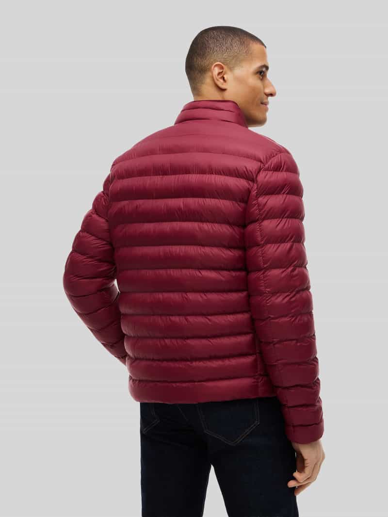 Tommy Hilfiger Regular fit gewatteerd jack met gestikt logo