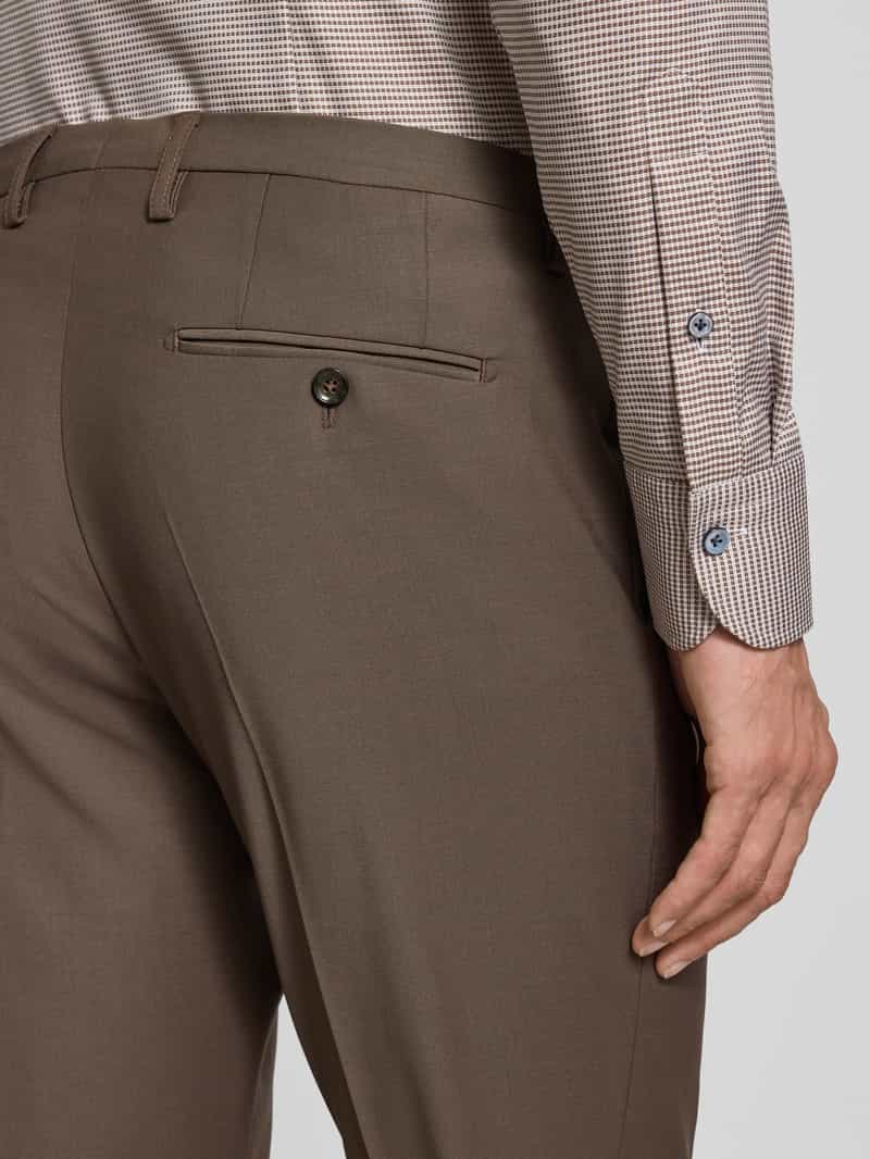 CINQUE Regular fit pantalon met persplooien model 'Monopoli'
