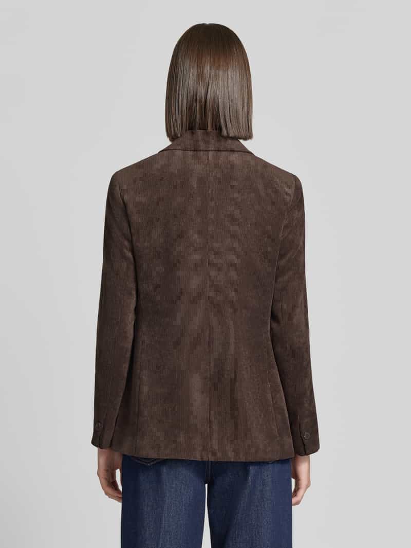comma regular fit blazer in cord-look