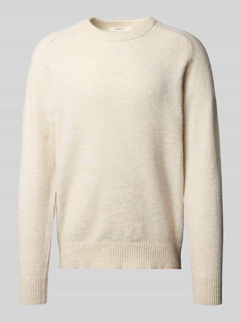 Selected Homme Regular fit gebreide pullover met mix van alpaca en wol model 'RAI'