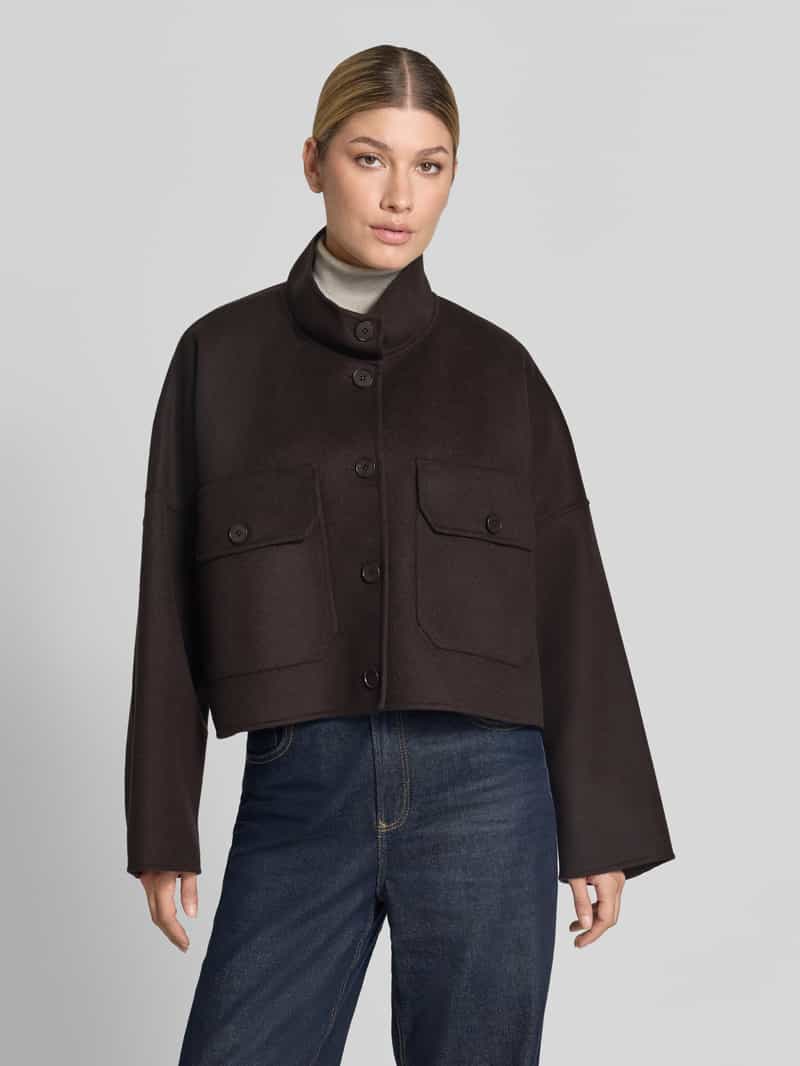 drykorn boxy fit jack met opstaande kraag model 'ARKLOW'