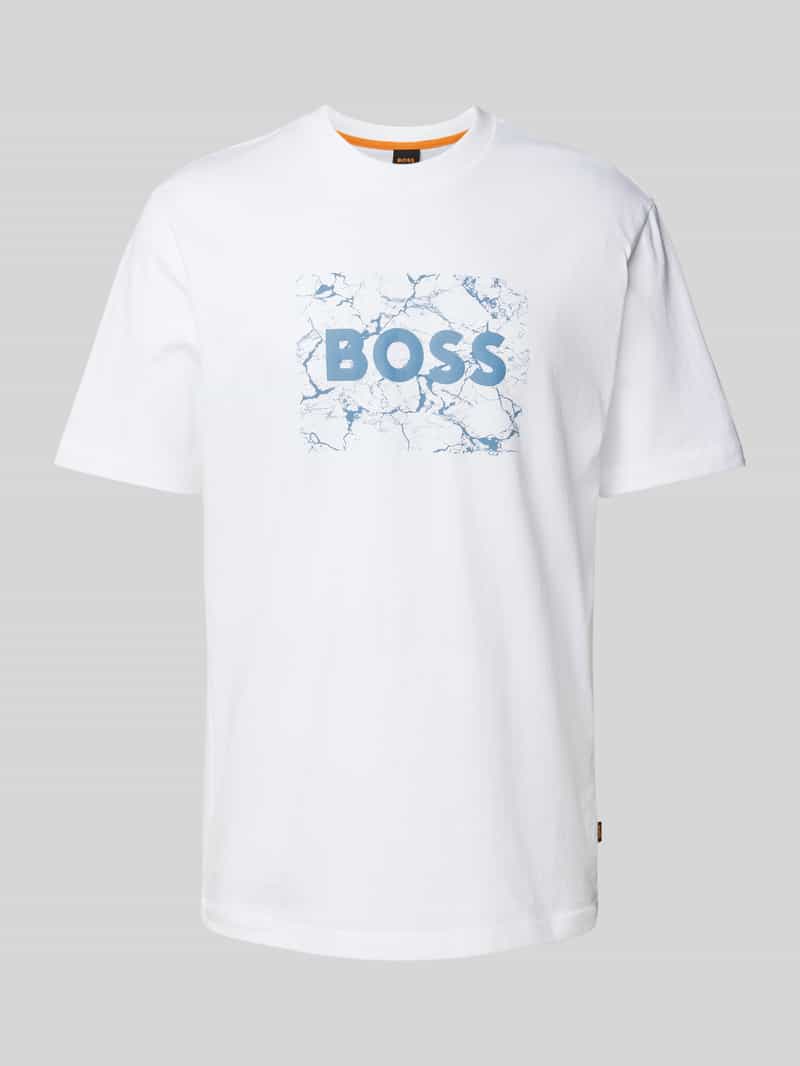 Boss Orange T-shirt met labelprint