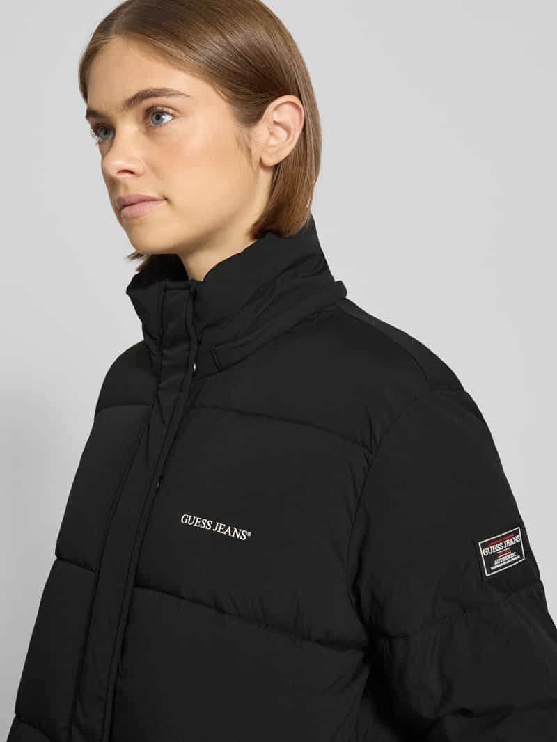 Guess Jeans Gewatteerde jas met capuchon