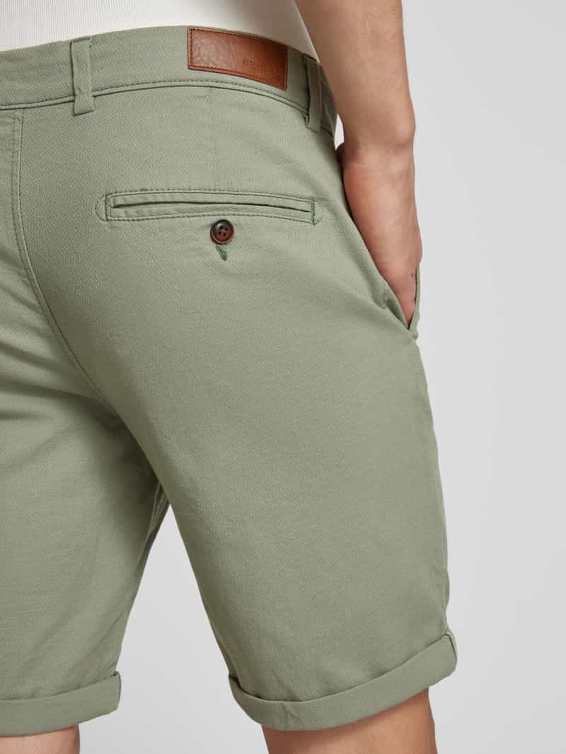 jack & jones Regular fit korte broek met structuurmotief model 'FURY'