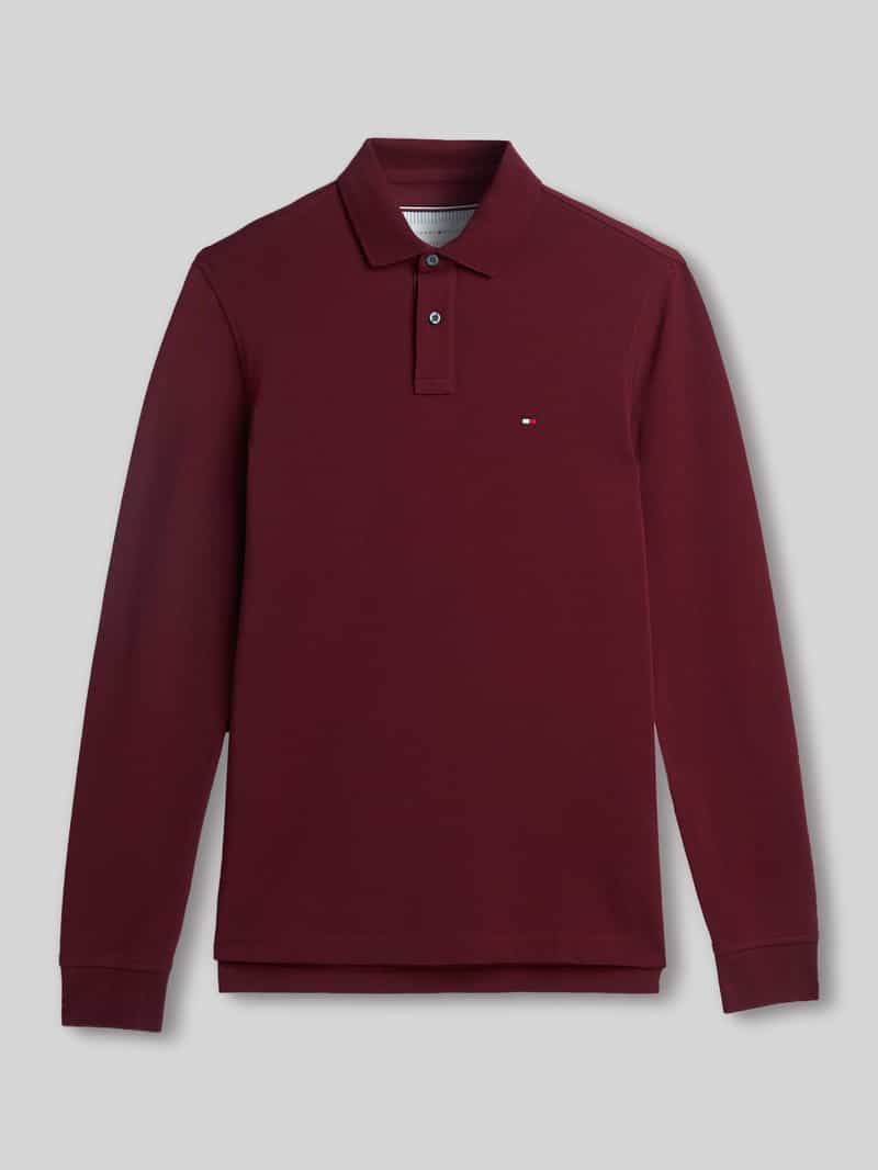Regular fit poloshirt van katoenmix