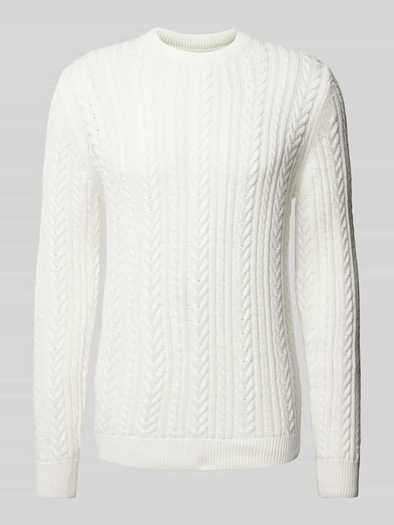 MCNEAL Gebreide pullover met kabelpatroon