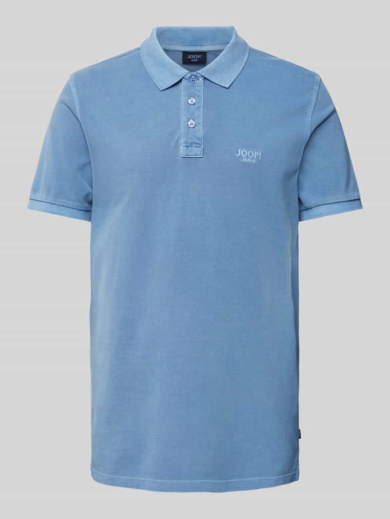 JOOP! JEANS Regular fit poloshirt met labelstitching model 'Ambrosio'
