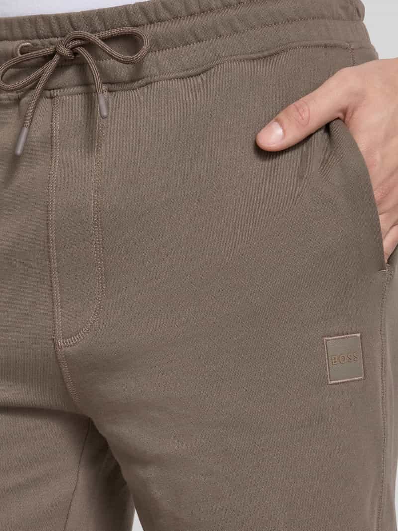 Boss Orange Sweatshorts van puur katoen model 'Sewalk'