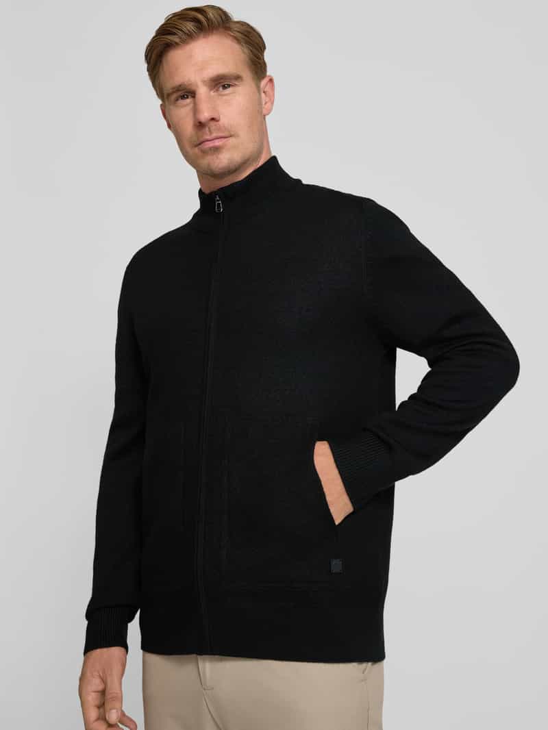 JOOP! Collection Gebreid jack met labeldetail model 'Widor'