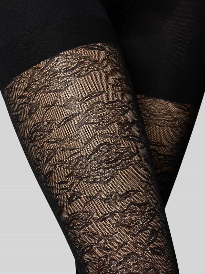 MAGIC Bodyfashion Panty in semi-transparant design zwart, foto 2