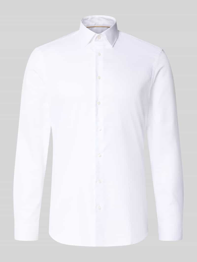Super slim fit zakelijk overhemd van puur katoen