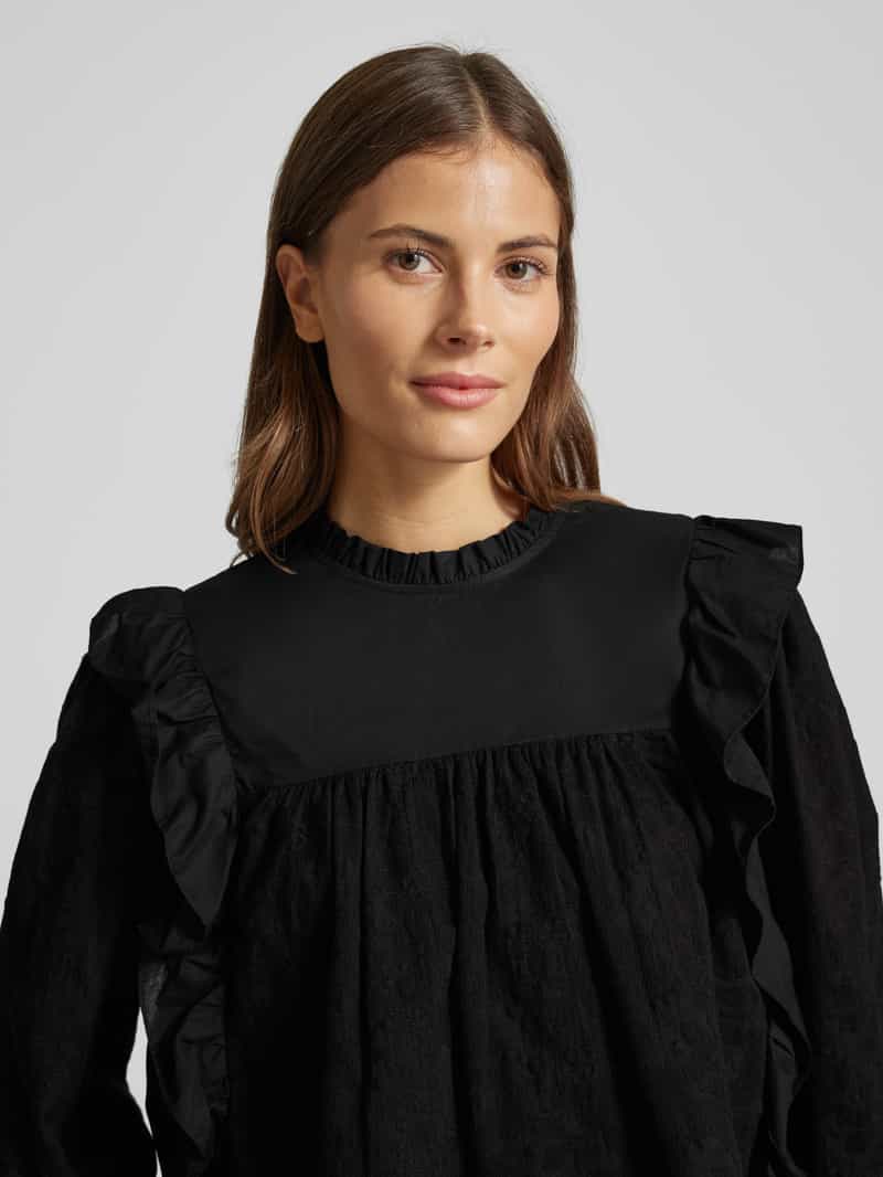 Jake*s Casual Relaxed fit blouse met volants