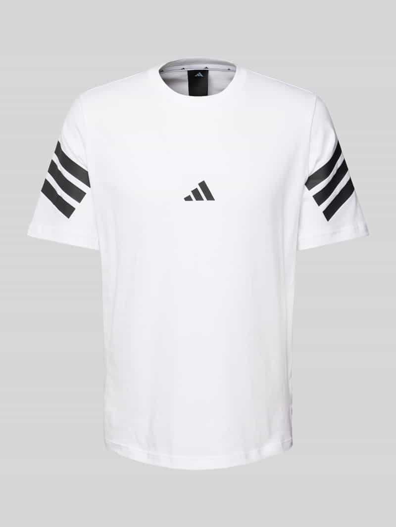 ADIDAS SPORTSWEAR T-shirt met geribde ronde hals
