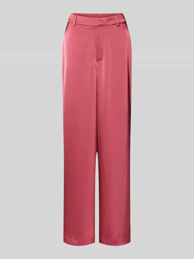 Neo Noir Satinhose mit angedeuteten Gesäßleistentaschen Modell 'Emmett' in Pink, Größe 34 209456534