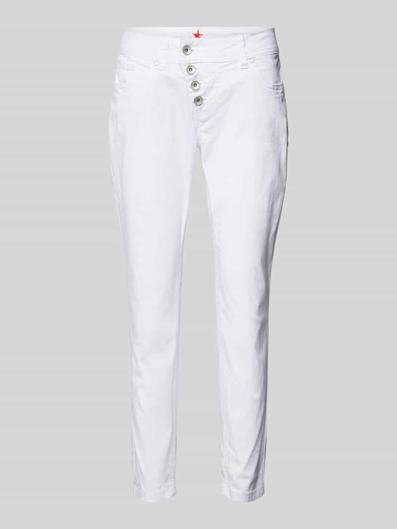 Buena Vista Slim fit broek met verkort model 'Malibu'