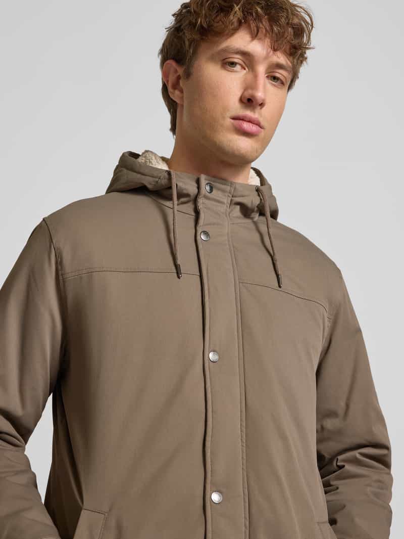 Only & Sons Regular fit parka met teddybont in de capuchon model 'ALEXANDER'