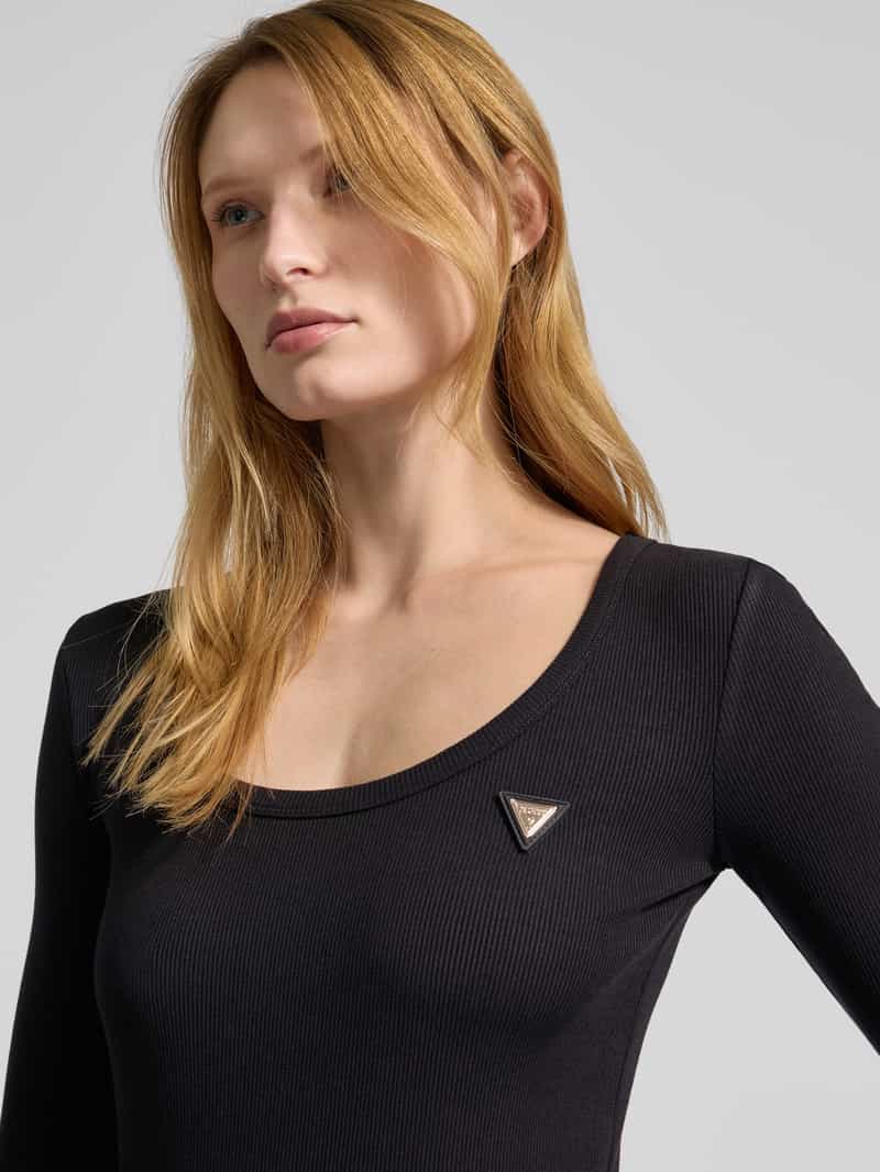 Guess Activewear Shirt met lange mouwen met labeldetail model 'COLETTE'