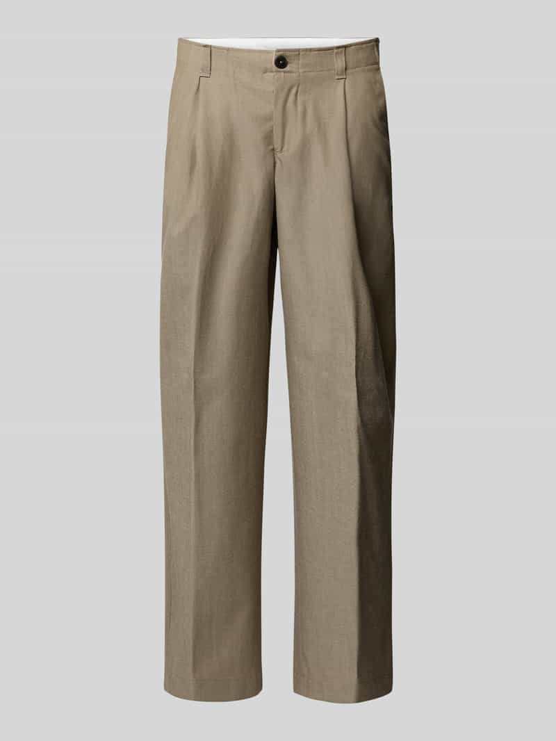 ANNARR Regular fit bandplooibroek met steekzakken model 'ANRRAVN'