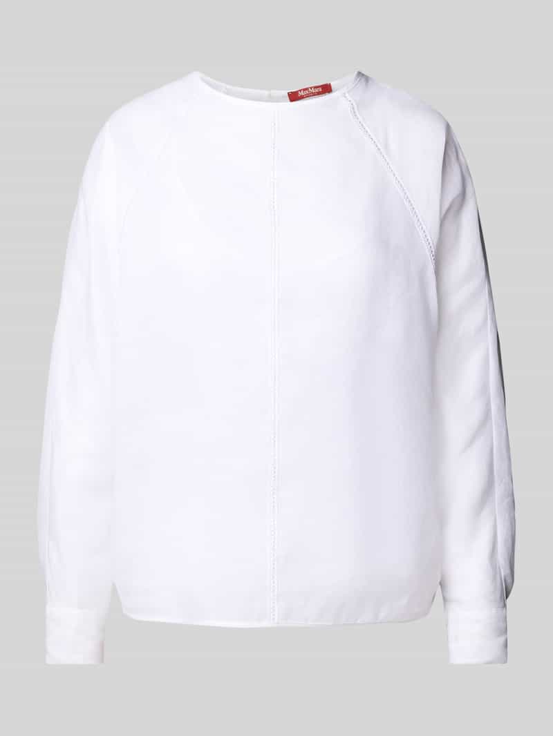 Max Mara Studio Blouse met ronde hals model 'EDILE'