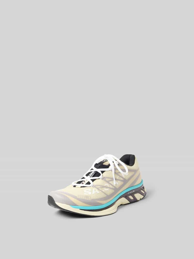 Sneakers met contrastgarnering